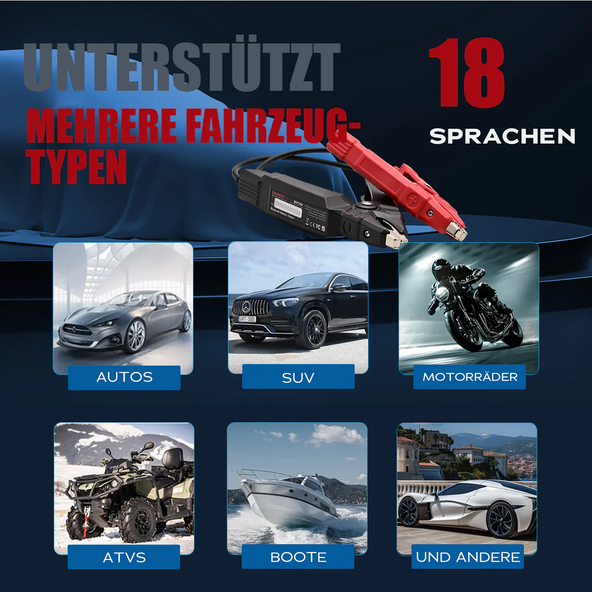 BST-360 Bluetooth Batterietester - Image 5