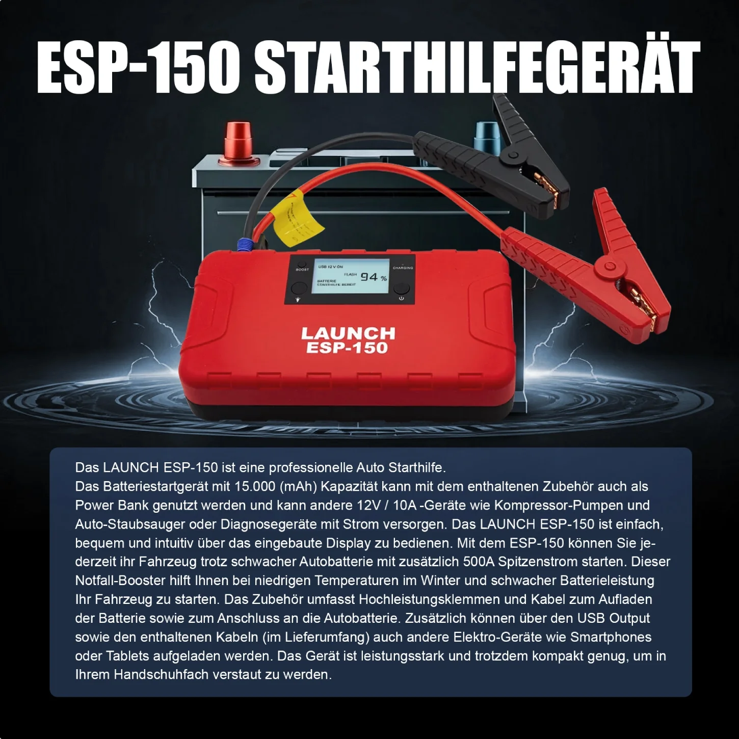 ESP-150 Starthilfegerät - Image 3