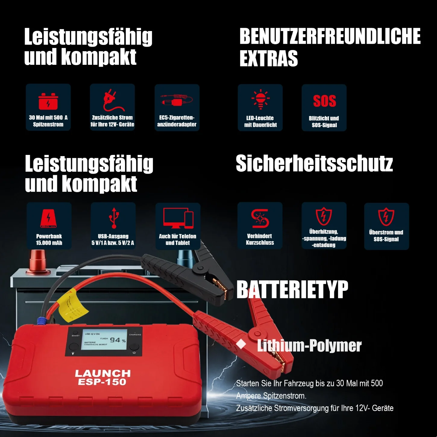 ESP-150 Starthilfegerät - Image 4