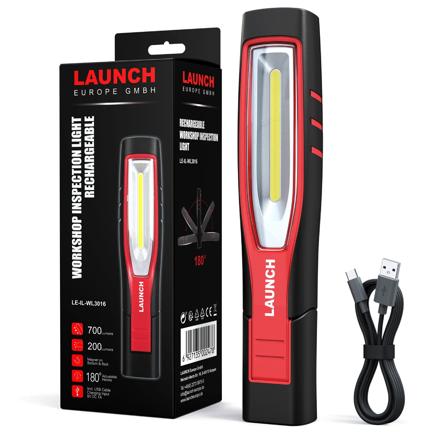 WL3016 LED Werkstattlampe - Image 5