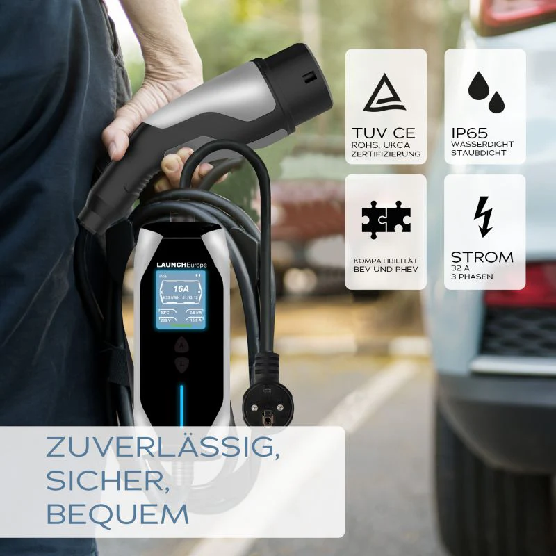 Tragbares Ladekabel Typ 2 | 3.5kW | 7m - Image 3