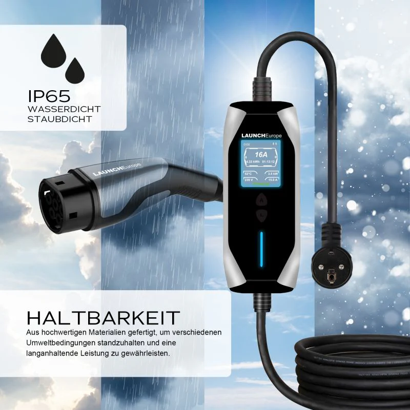 Tragbares Ladekabel Typ 2 | 3.5kW | 7m - Image 4