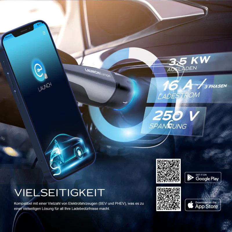 Tragbares Ladekabel Typ 2 | 3.5kW | 7m - Image 5